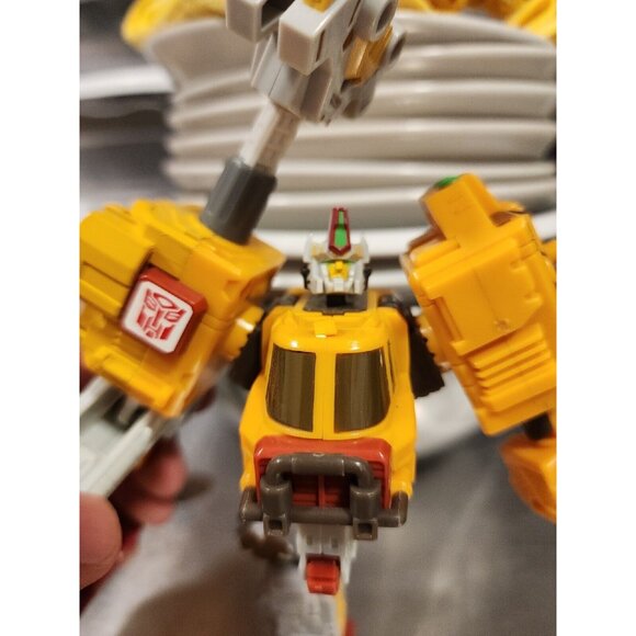 Transformers Cybertron 2005 Longrack Deluxe Class Figure Yellow Incomplete - Picture 2 of 16